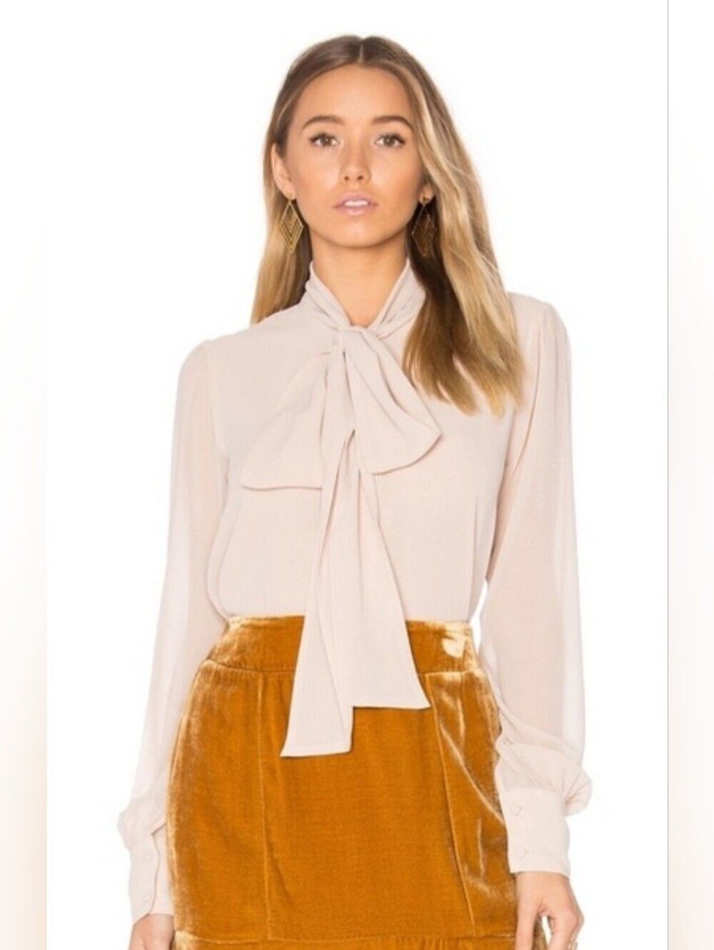 For love and lemons belle blouse Medium Nude